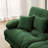 Pariss Sofa RSF W/2 pillows - Green