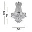 Branden 9 - Light Chandelier-592000170