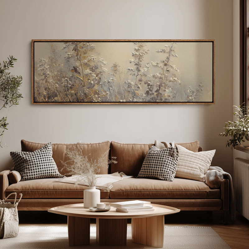 Impression sur toile encadrée, "Extra Large", H 20 po x l 60 po, Naturel
