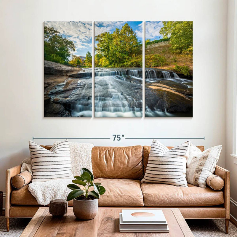 Alvord Greenville Waterfall, 42" H x 65" W
