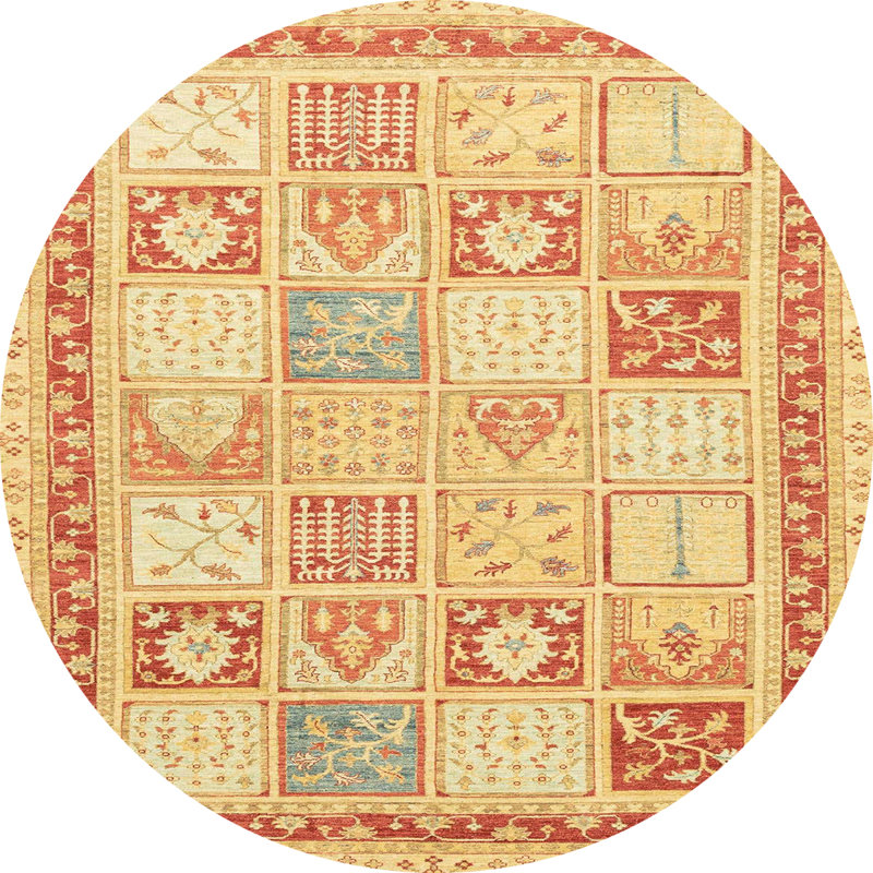 Abstract Indoor Rug, Round 3'