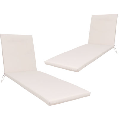 Ensemble de 2 coussins de chaise longue d'extérieur