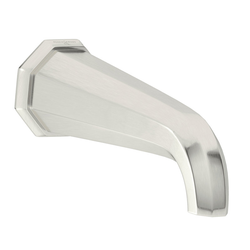 Deco Wall Mount Tub Spout, Satin Nickel