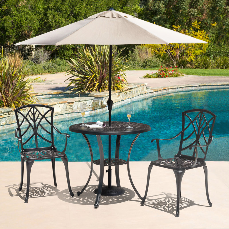 228 cm Round Garden Parasol, without base