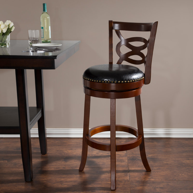 Swivel Upholstered Counter Stool