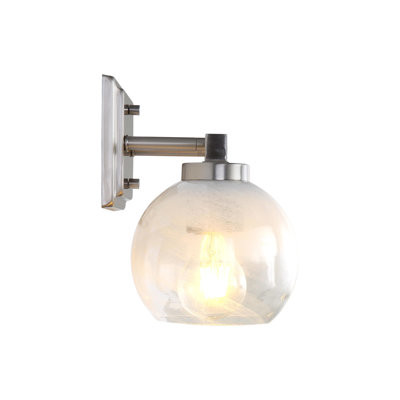 Ensemble de meuble-lavabo 2 lumières avec abat-jour albâtre Nella