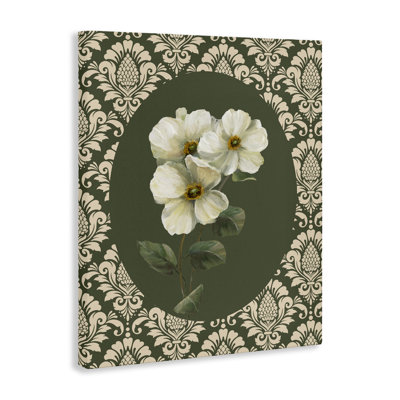Fancy Lace Flowers Canvas, design by Nan