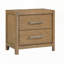 Table de chevet 2 tiroirs avec prises USB