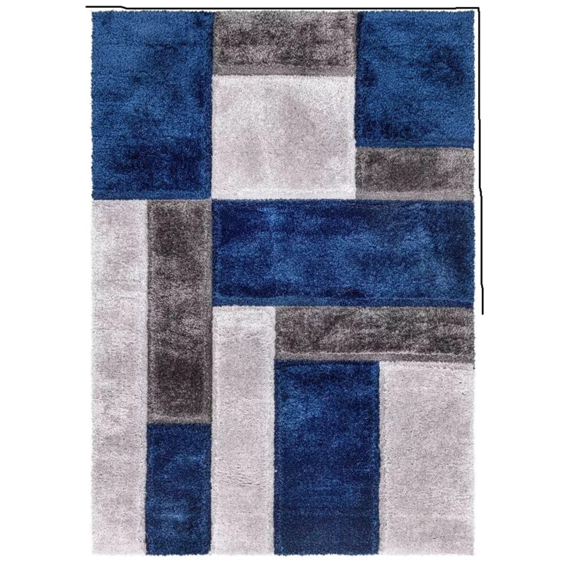 New Large Shaggy Area Rugs Hallway Living Room Bedroom Carpet Floor Mats, Rectangle 120 x 170cm