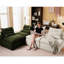 Aucun velours côtelé modulaire, configuration 4, choix de bricolage, beige et versions, noyau en mousse confortable, coussins lombaires inclus pour un confort de chaise imbattable, polyvalence, accoudoirs et repos