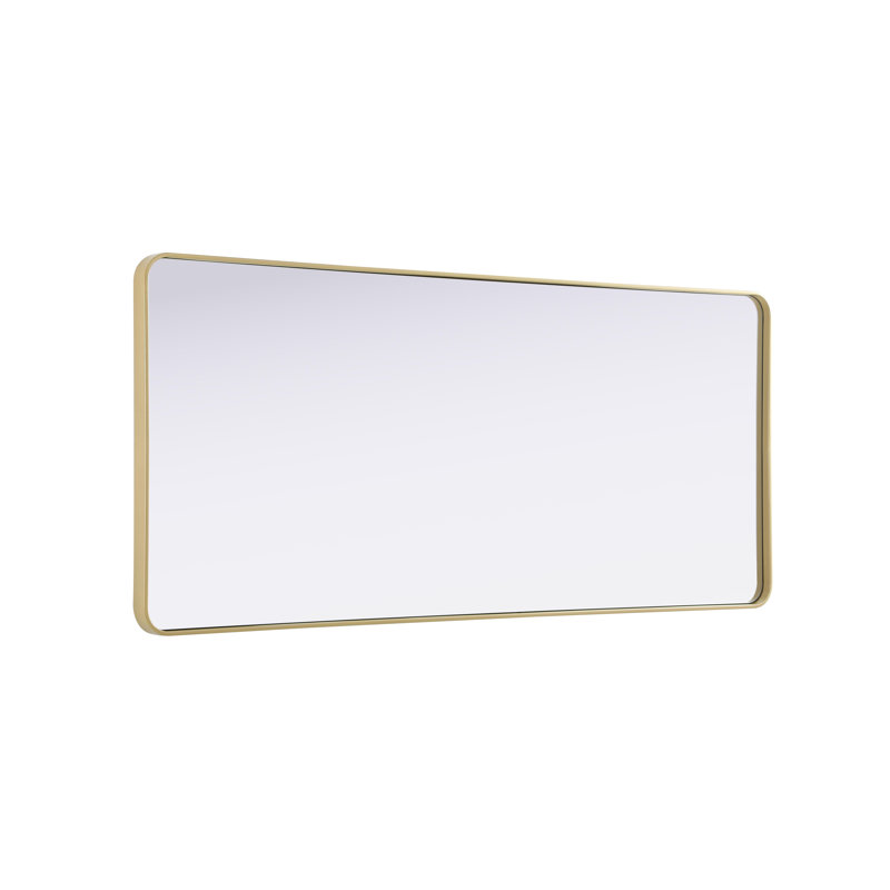 Erath Contour Metal Mirror, Brass, 72" x 32"