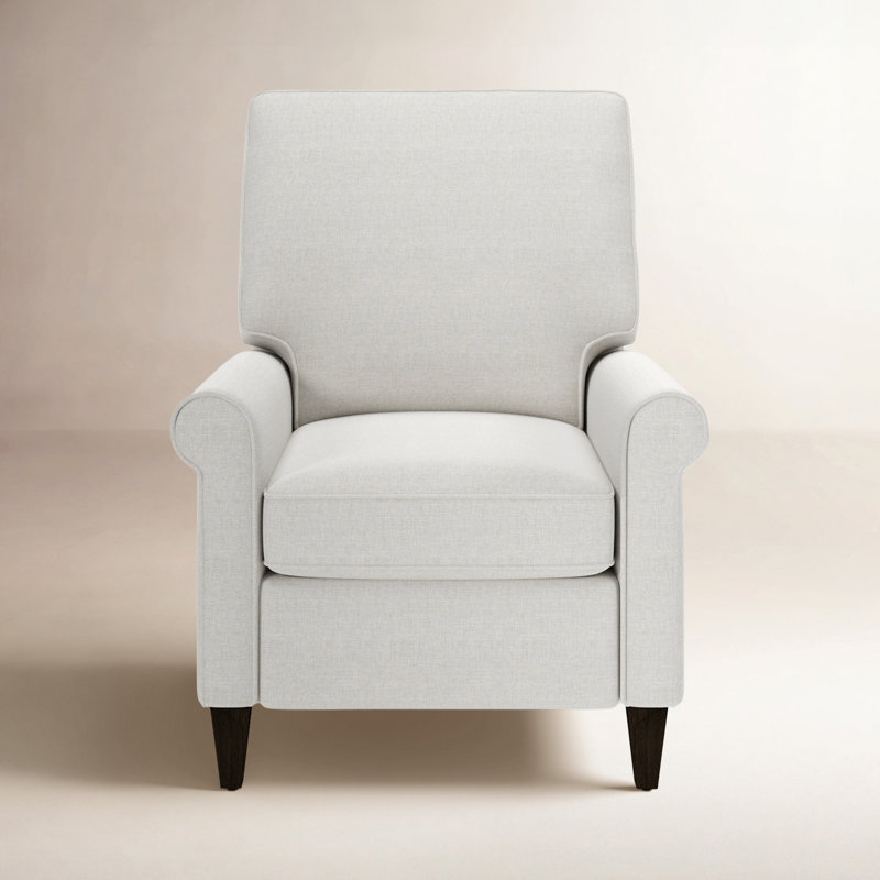 Fauteuil inclinable rembourré Darian Molly, Ivoire Drusky