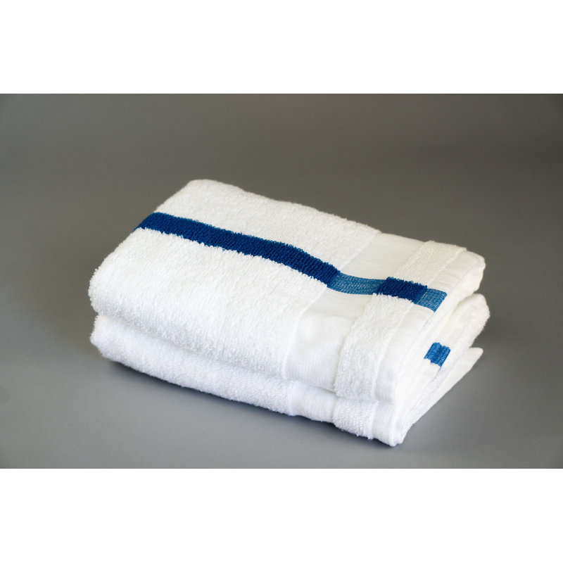 Martex Cam Blue Center Stripe Pool Towel