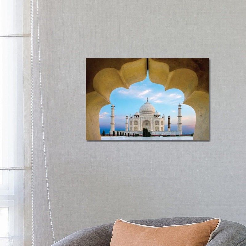 Taj Mahal Exterior View, Agra, Uttar Pradesh, India - Wrapped Canvas Print, 66.04 cm H x 45.72 cm W x 1.91 cm D