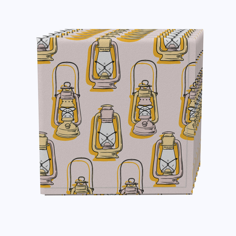 Cotton Twill No Pattern Square Napkin