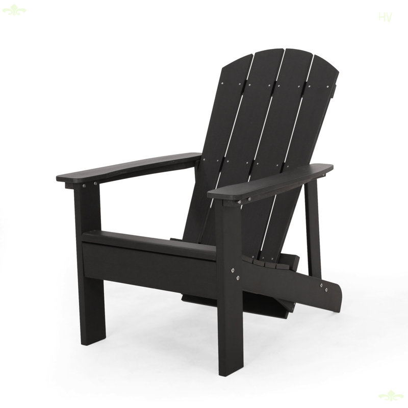 Chaise Adirondack avec repose-pieds dissimulé