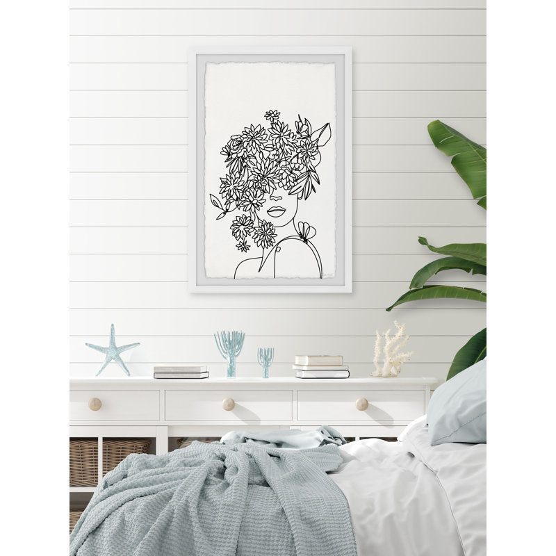 Flower Is A Smile - Single Picture Frame Print, 61cm H x 41cm W