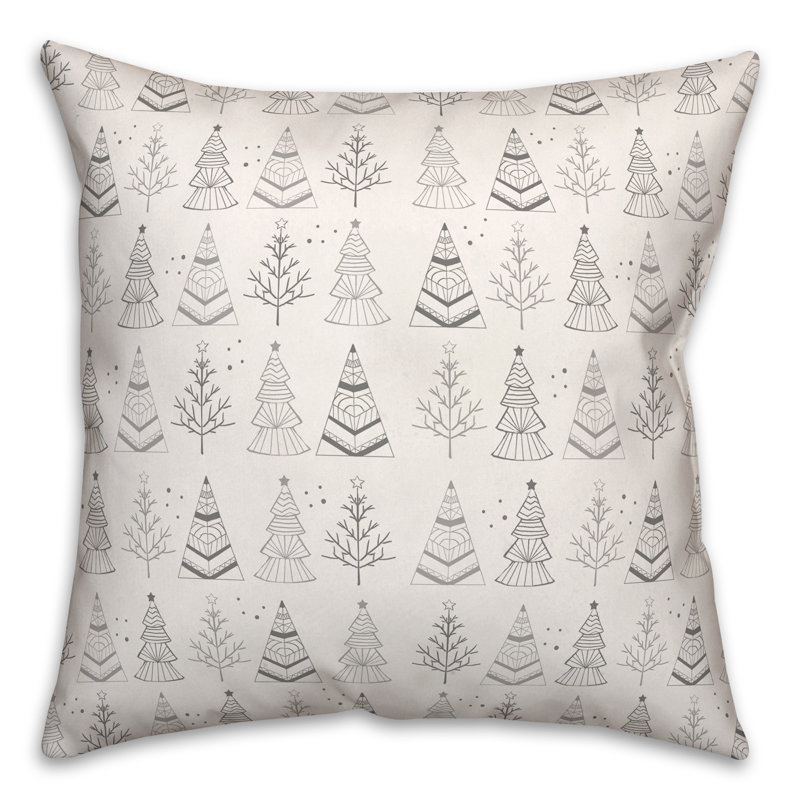 Abstract Reversible Throw Pillow