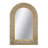 24.2"x36"  Woven Texture Decorative Arched Mirror