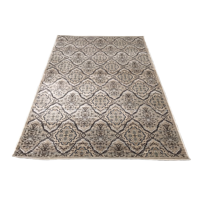 Geometric Indoor Rug, Rectangle  5' x 7'