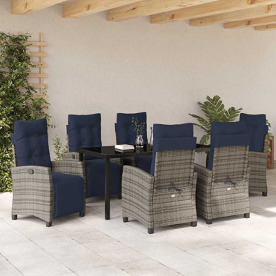 6 - Person Patio Dining Set with Rectangular Table