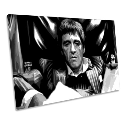 Scarface Tony Montana - Wrapped Canvas Print