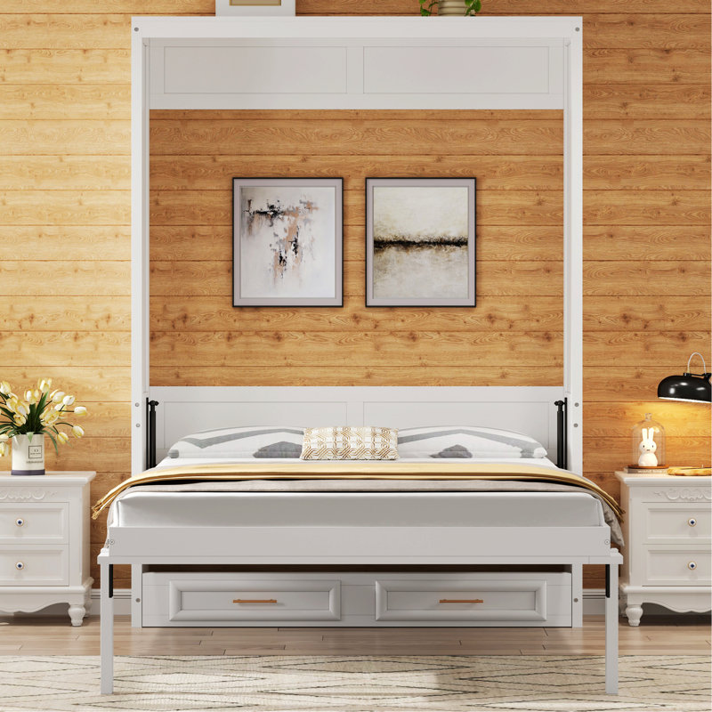 Murphy Bed With 2 Storage Drawers