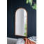 Cadre de miroir antique rose sculpté à la main 30 "x 65"