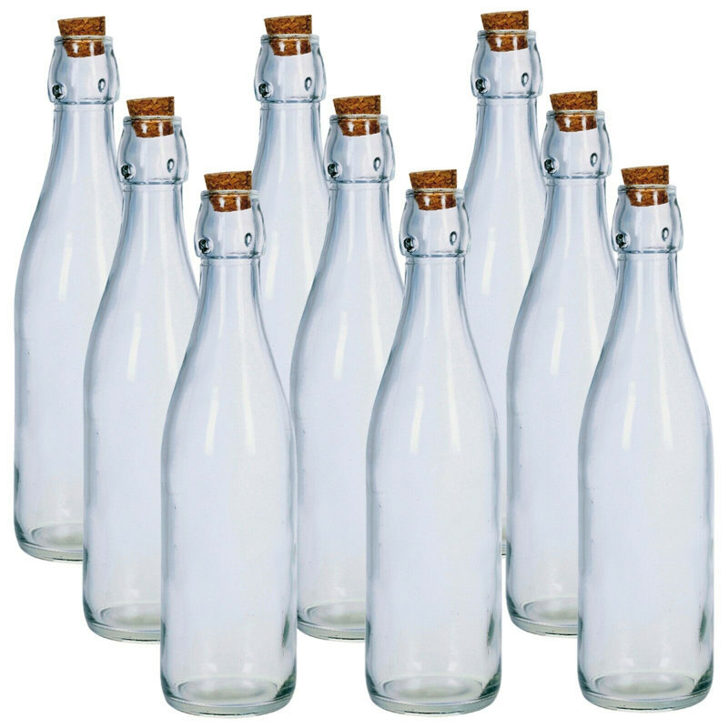 Glass Oil & Vinegar Cruet Set