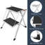 2 - Step Steel Lightweight Folding Small Step Ladder
