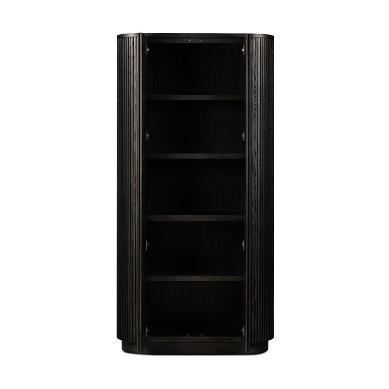 Delphi Cabinet-Desert Oak, Cerused Black Oak
