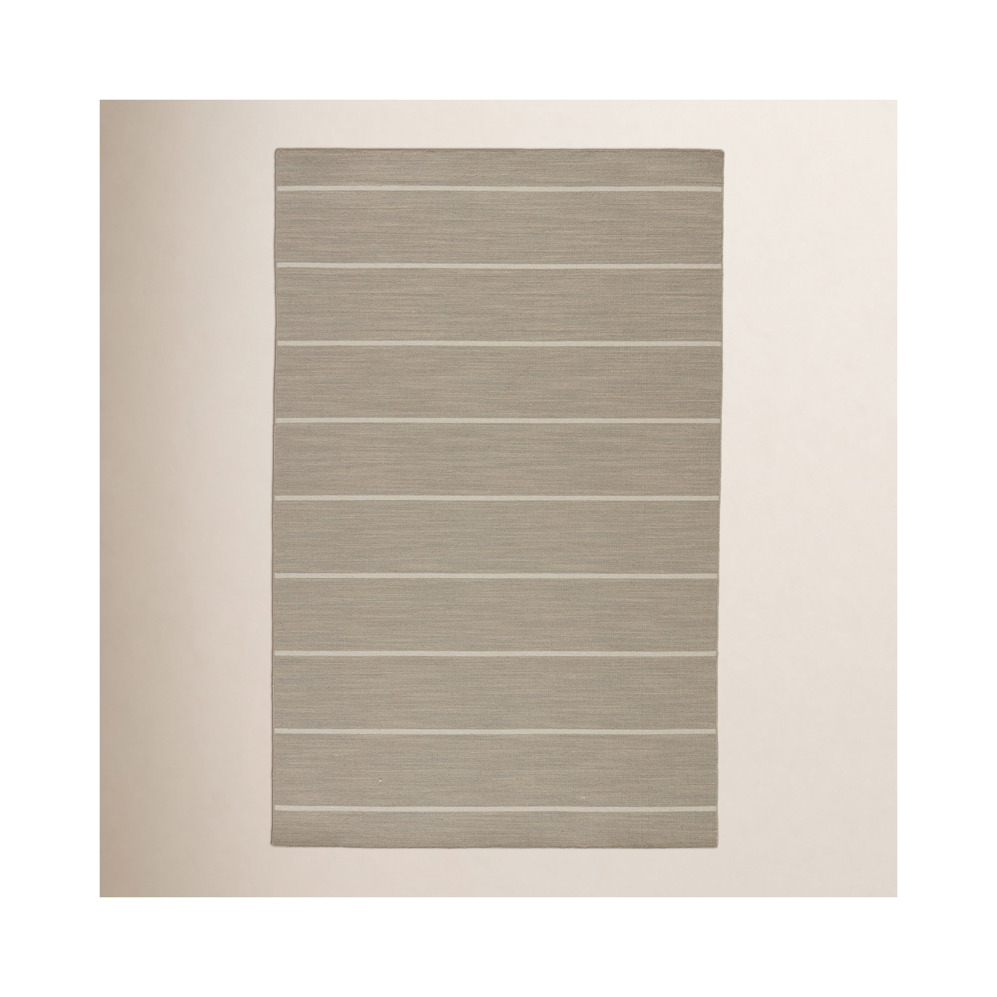 Creekmont Handmade Wool Brown Rug, Rectangle 9' x 12'