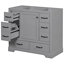 Base de meuble-lavabo avec six tiroirs-99996325
