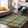 Premium Machine Washable Natoma AMF993 Plaid Rug