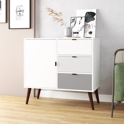 Yisroel 3 -Drawer 1 -Door Accent Cabinet