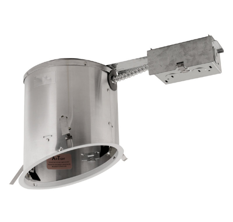 Air-Tight IC Rated Remodel Recessed Lighting Housing