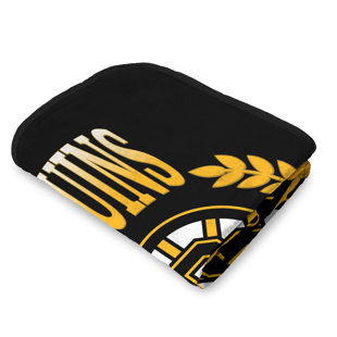 Boston Bruins NHL Plateau Silk Touch Throw Blanket 46X60 Inches