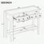 Console rustique avec tablette ouverte et pieds en bois d'hévéa Trexm-498538529