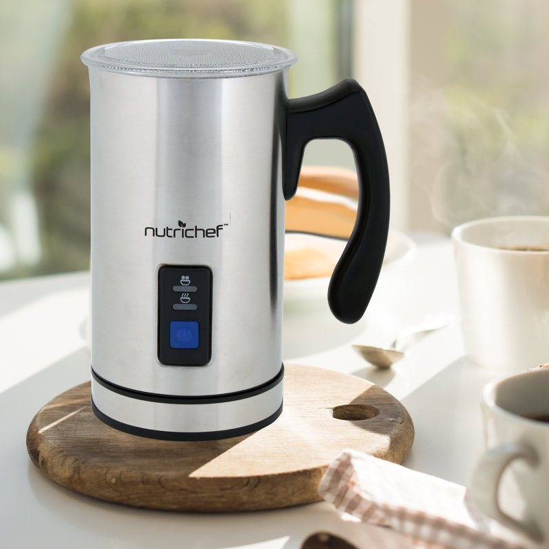 NutriChef Stainless Steel Automatic Milk Frother