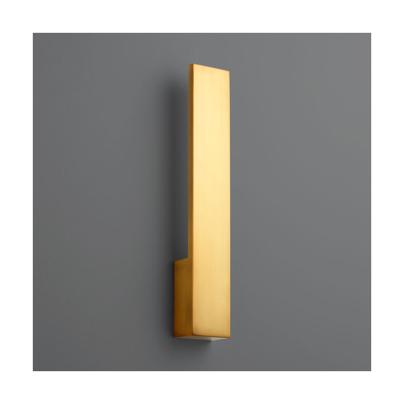 Plafonnier encastré 1 lumière del Icon, Laiton vieilli