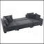 114" Sleeper Sofa,U Shaped Sofa , Pull Out Bed,Convertible Oversize 2 In 1 Sleeper Sofa, Living Room,Upholstery Sofa Bed,Adjustable Sleeper Sofa,Corduroy-1498639672