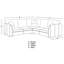 Bablu 5 Seater Faux Leather Corner Sofa -9977726