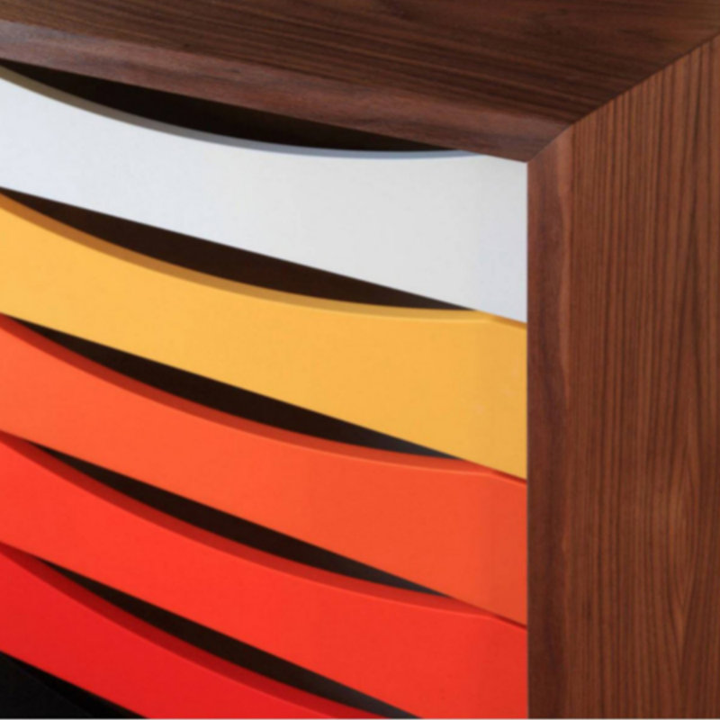 Buffet haut de gamme Art Design, Jaune