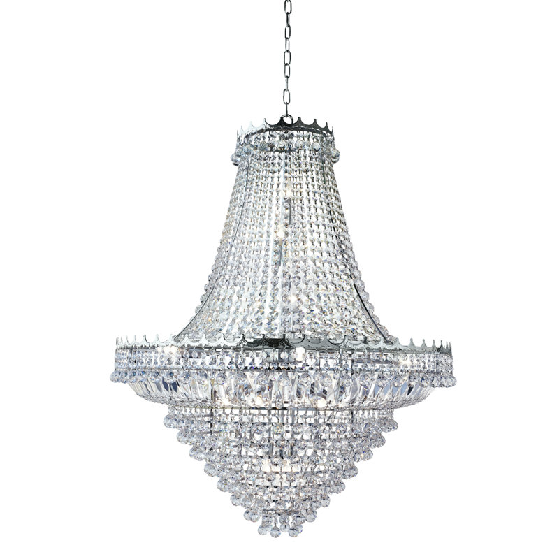 Brynn 19 - Light Empire Chandelier, Chrome