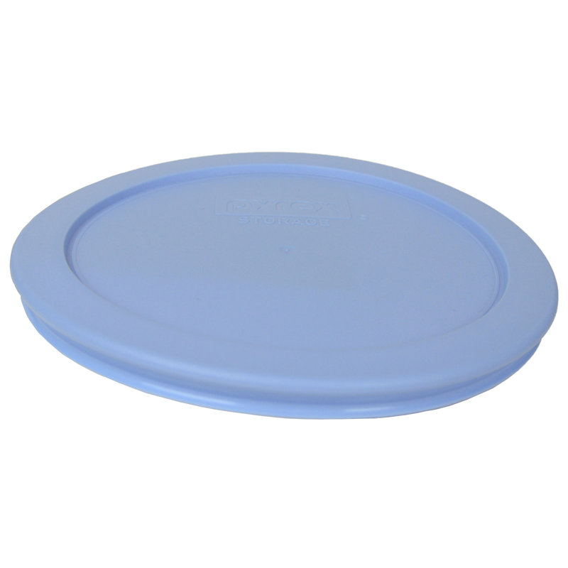 (1) bol en verre de 4 tasses Pyrex (1) et (1) couvercle en PC (7201), Bleuet