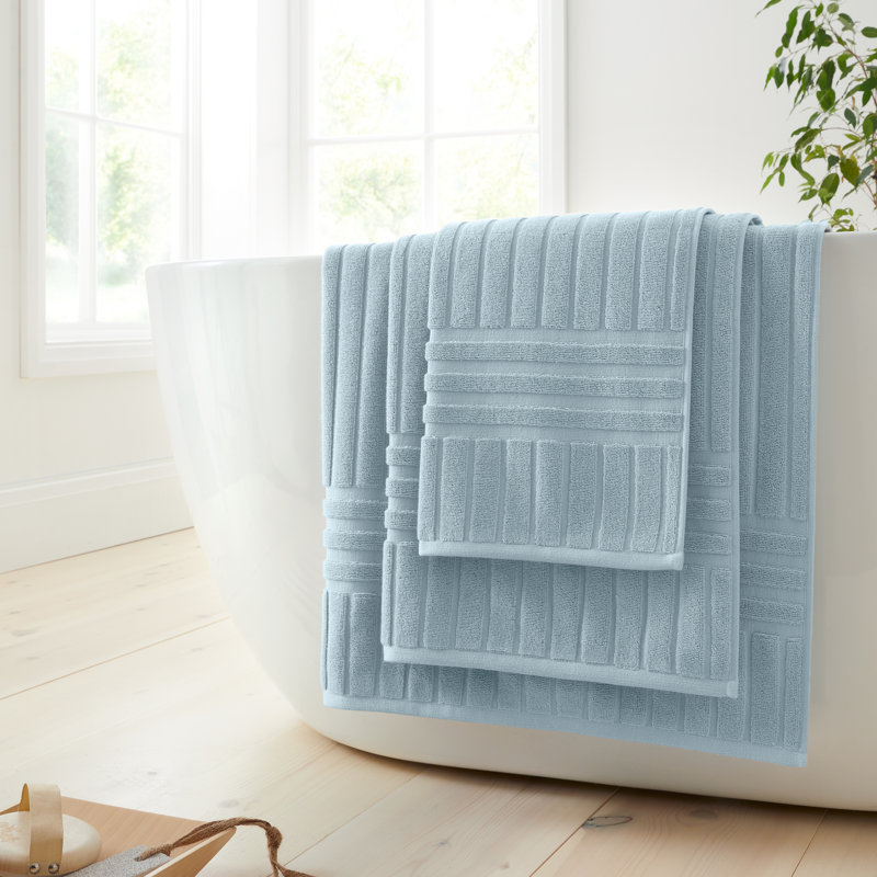 100% Cotton Hand Towel, Blue