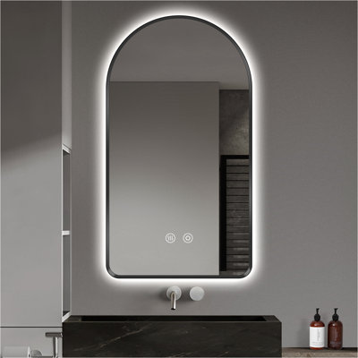 Arched Backlit LED Bathroom Vanity Mirror