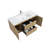 Bomia 47.1'' Single Bathroom Vanity with Poly Marble Top