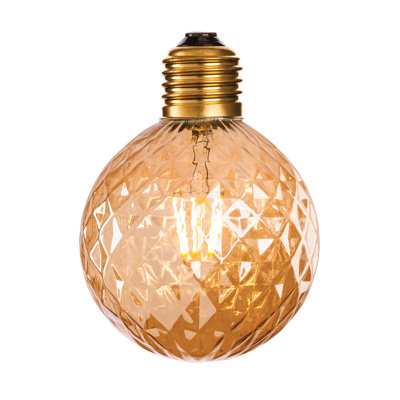  4W Amber LED Vintage Filament Light Bulb