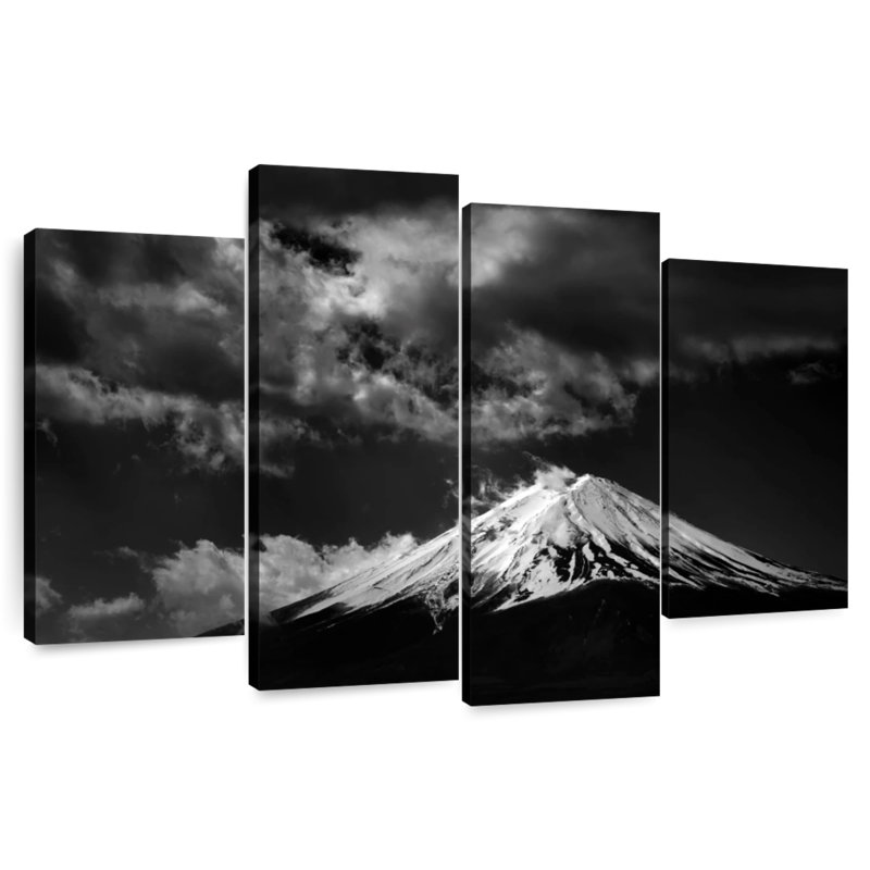 Alvord Monochrome Mount Fuji, 22" H x 36" W